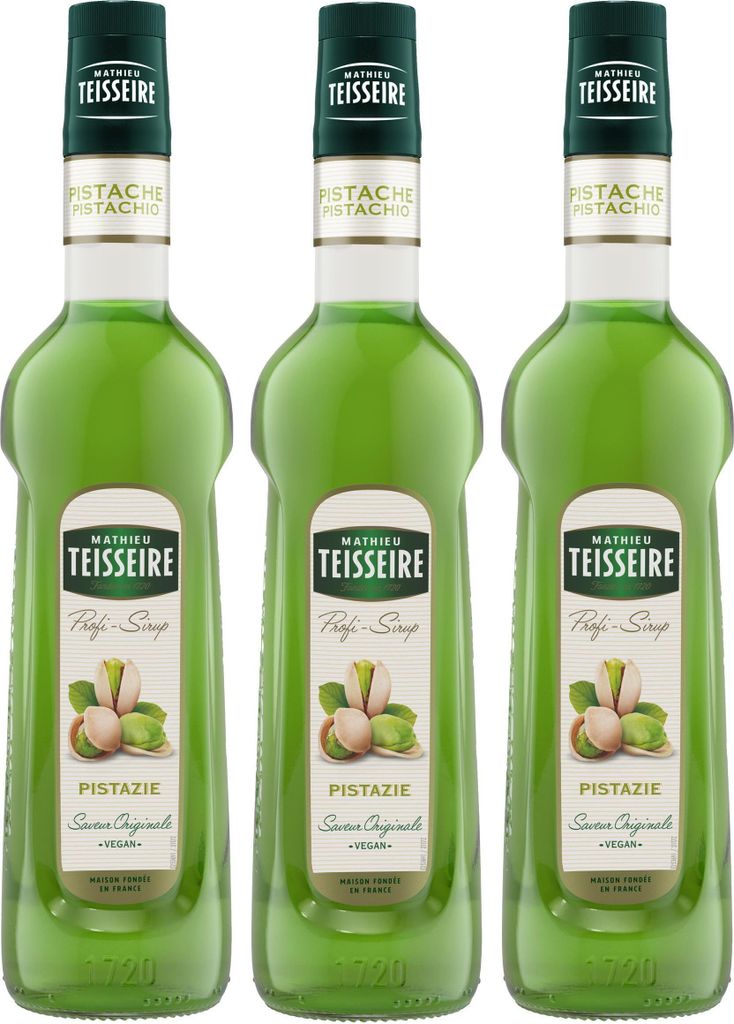 Mathieu Teisseire Getränke-Sirup Pistazie 0,7L (3er Pack)