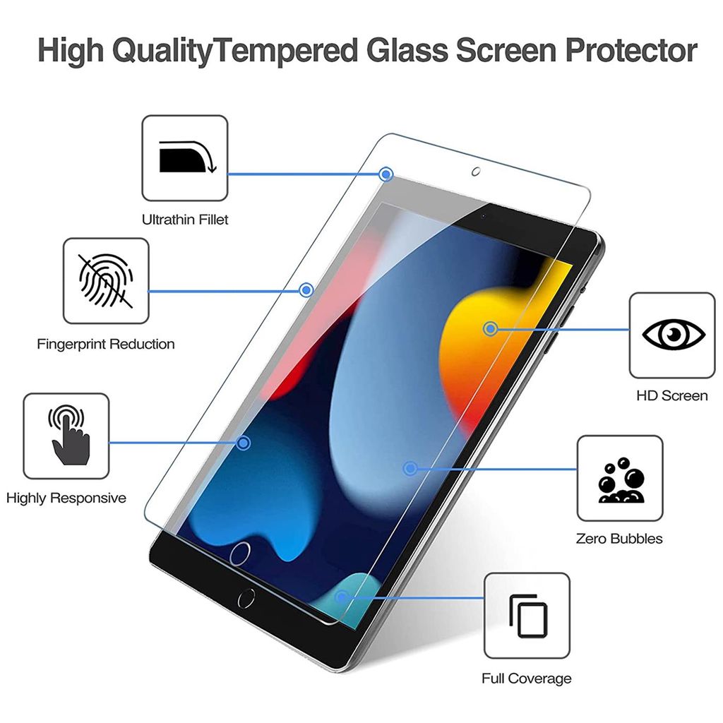 iPad 10.2 (2020/2019) Panzer Glas Display Schutzfolie [9H] Kaufen