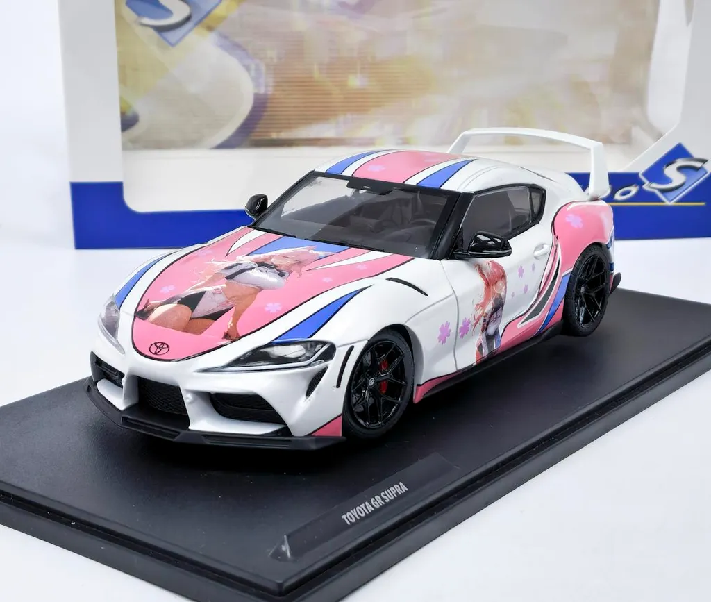 Toyota GR Supra Solido Works ITASHA 2024 1:18 Edition Limitée Blanche