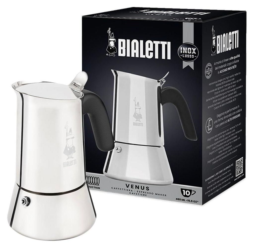 Bialetti New Venus - italský indukční kávovar, ocel, 10 Obrázek produktu 