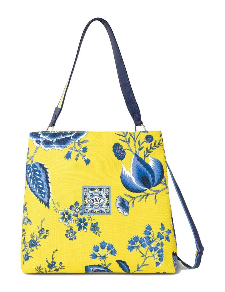 Oilily Schultertasche Betty Bucket Bag Sits Icon World Empire Yellow mehrfarbig