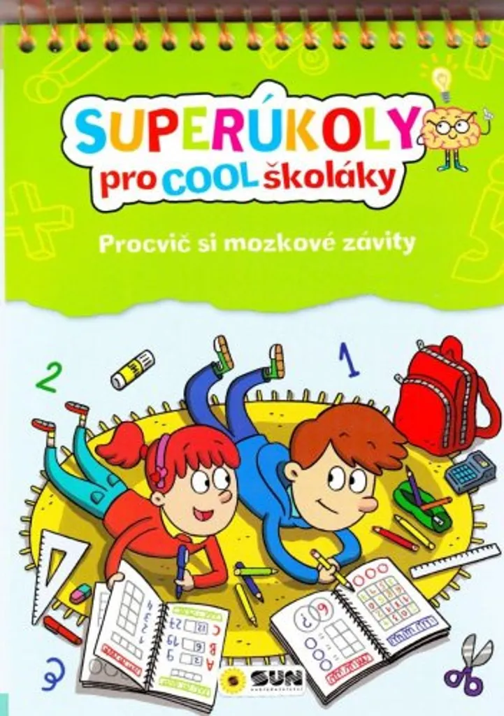 Finis les devoirs difficiles avec le cahier Super úkoly vert ludique