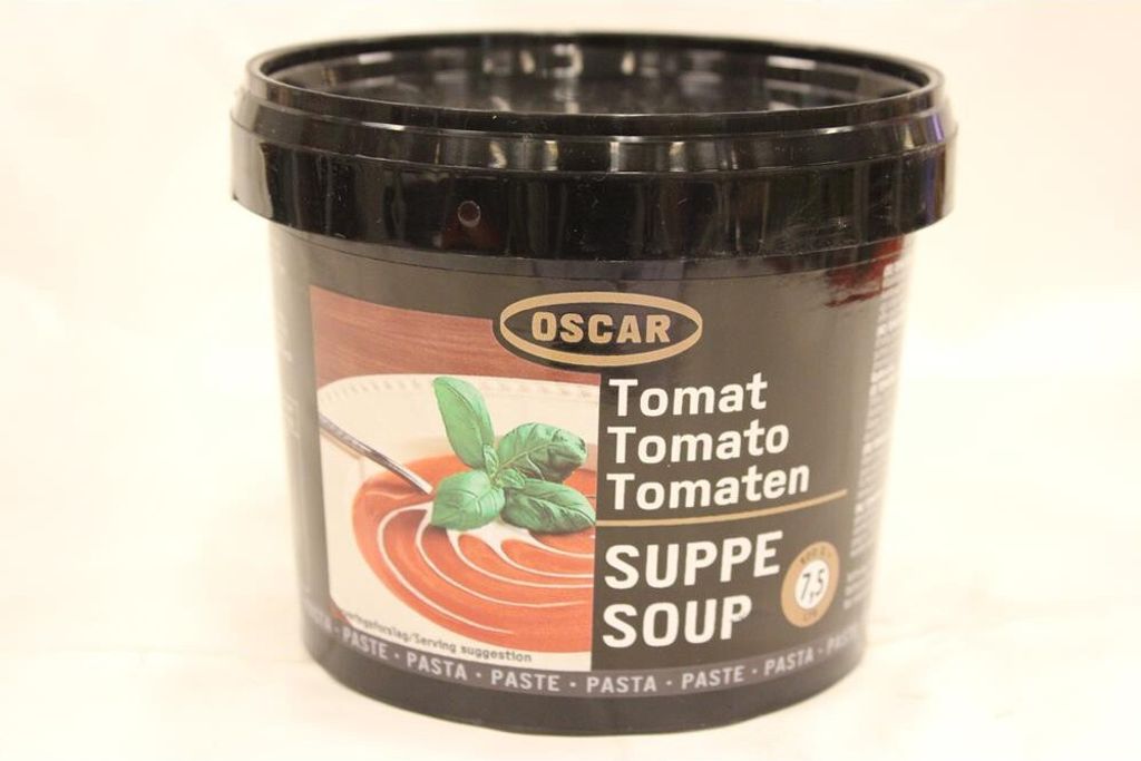 Oscar Tomato Soup Pasta 800g Eimer (Tomatensuppe Paste)