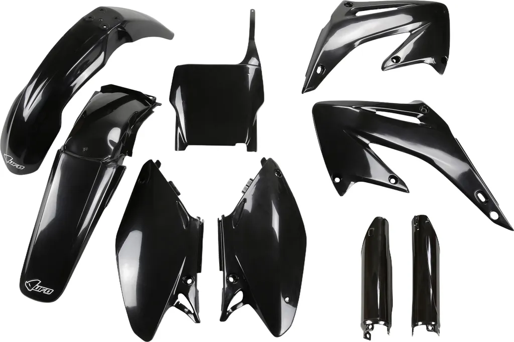 Kit plastiques carrosserie moto Honda UFO PLAST noir finition premium