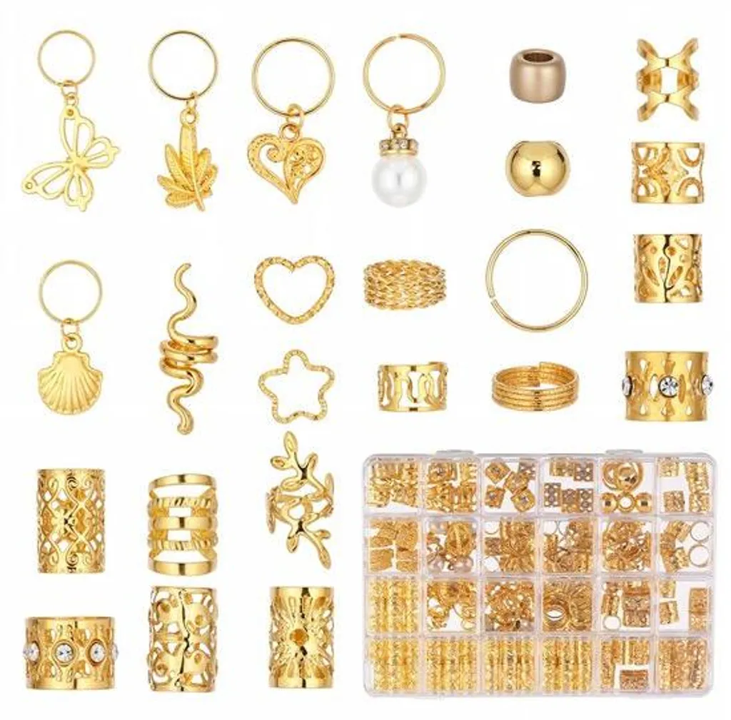 Accessoires cheveux métal pour mariages et cérémonies - Tresse dorée