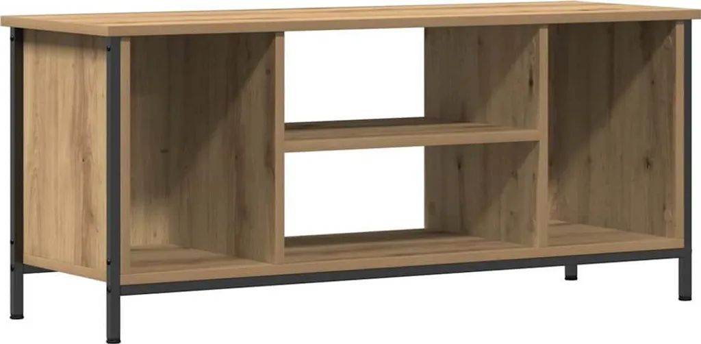 Mobile TV Rovere Artigianale SYFAX™ 102x35x45 cm | Design Multistrato