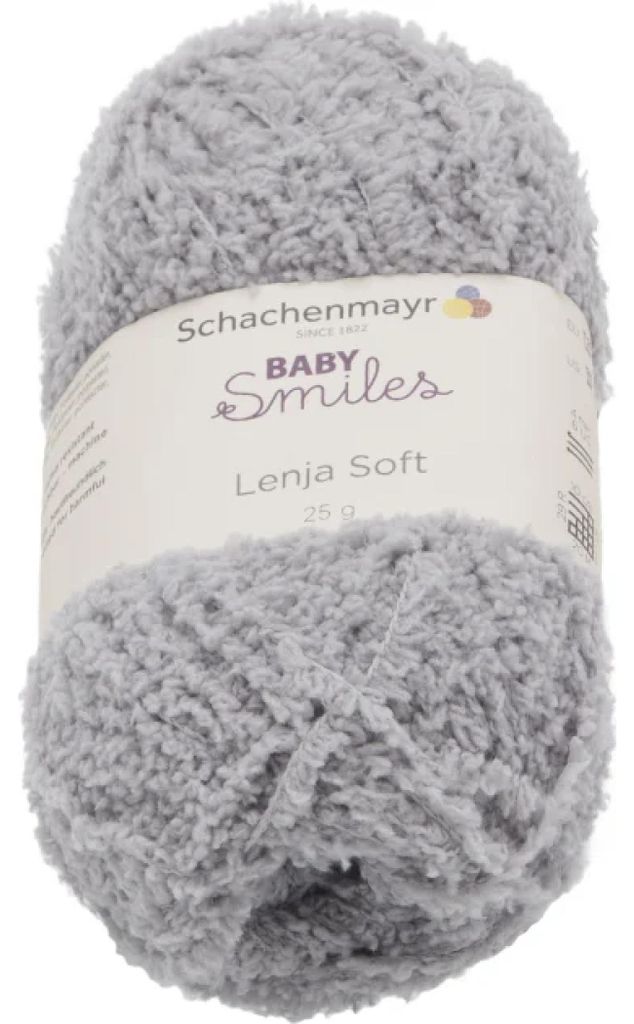 Przędza LENJA SOFT - 25 g / 85 m - Szara Zdjęcie produktu 