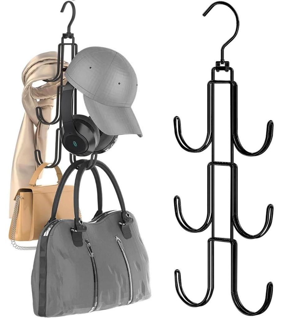INF Draaibare ophanger voor tassen - Stalen organizer voor Productafbeelding 