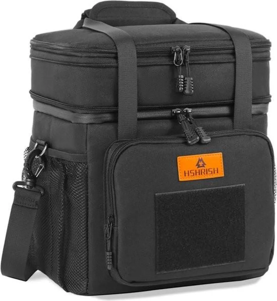 Lunch Bag Tattica Isolata Doppio Livello Impermeabile 600D Oxford
