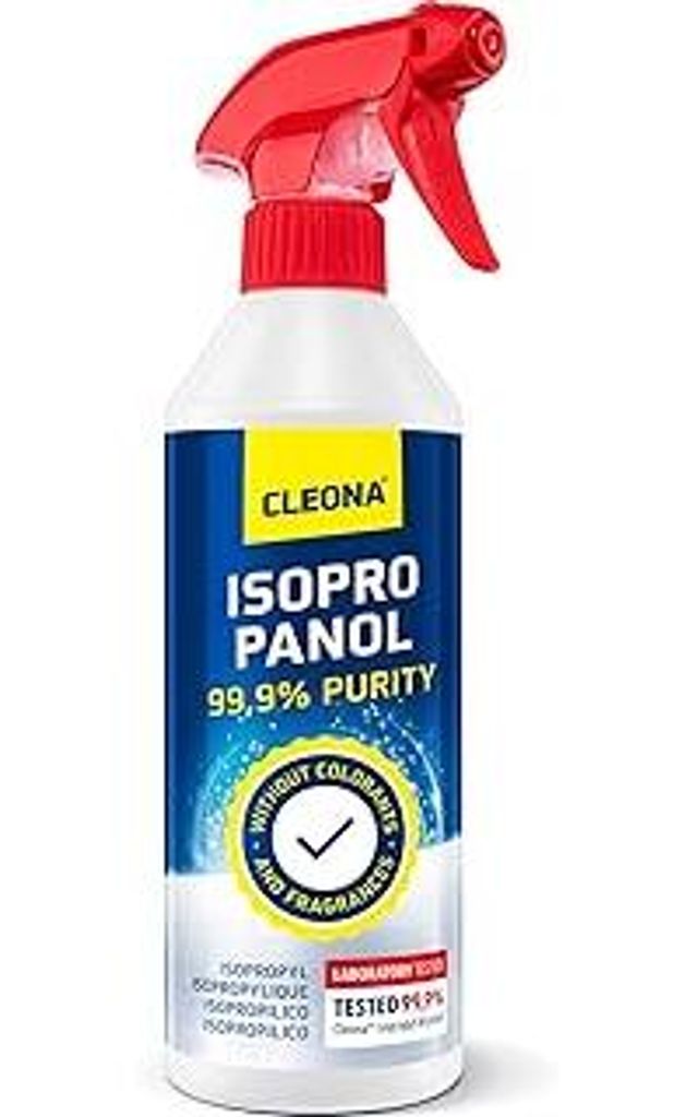 Isopropanol 99,9% Spray 500ml – Hochreines Isopropylalkohol-Reinigungsspray für Elektronik, Optiken, Kunststoffe, 3D-Druck & Oberflächen