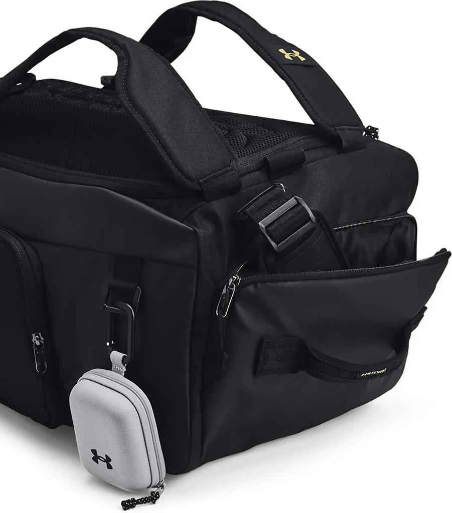 Duffelbag Under Armour Contain Duo 50L Noir Déperlant avec Poche Chaussures