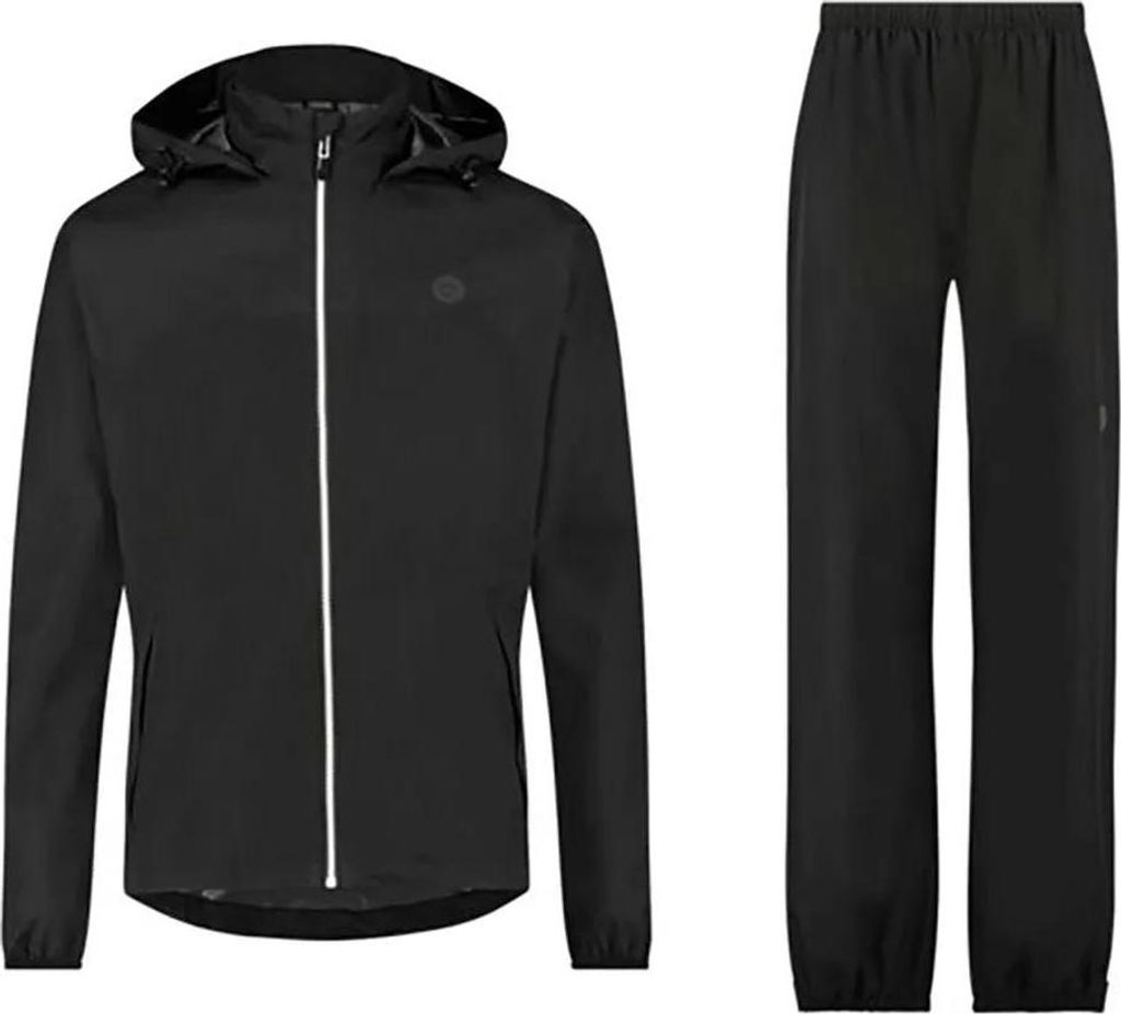 Agu Go Rain Essential Jacken- Und Hosenset Schwarz XL Herren Schwarz XL