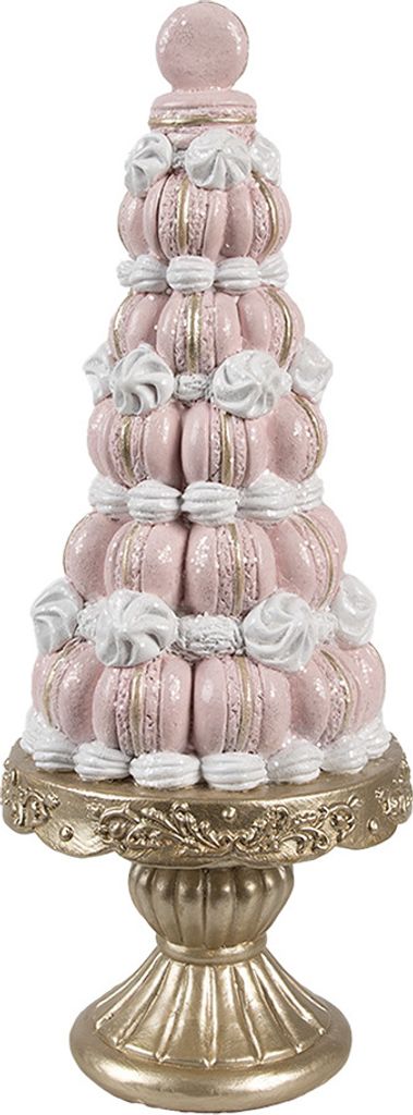 Clayre & Eef Figure de décoration Gâteau Ø 12x30 cm Rose Image du produit 