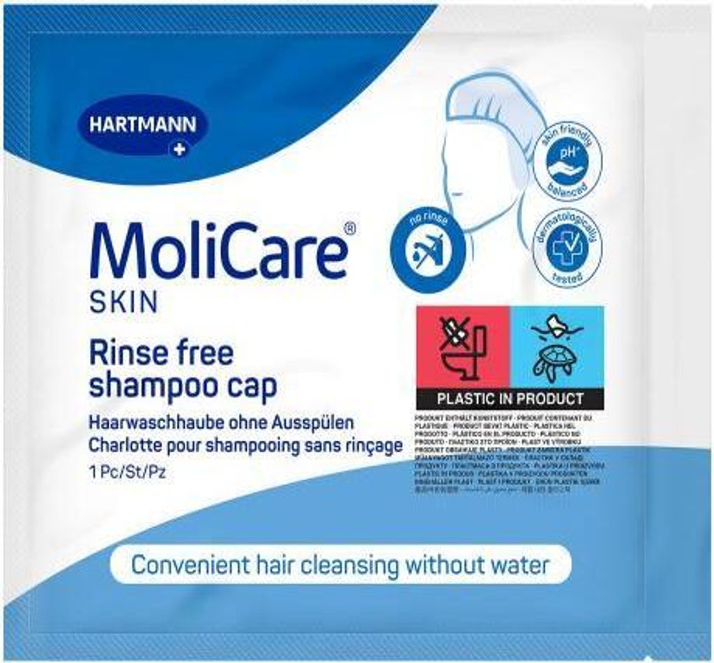 MoliCare Skin Haarwaschhaube ohne Ausschnitt | Packung (1 Produktbild 