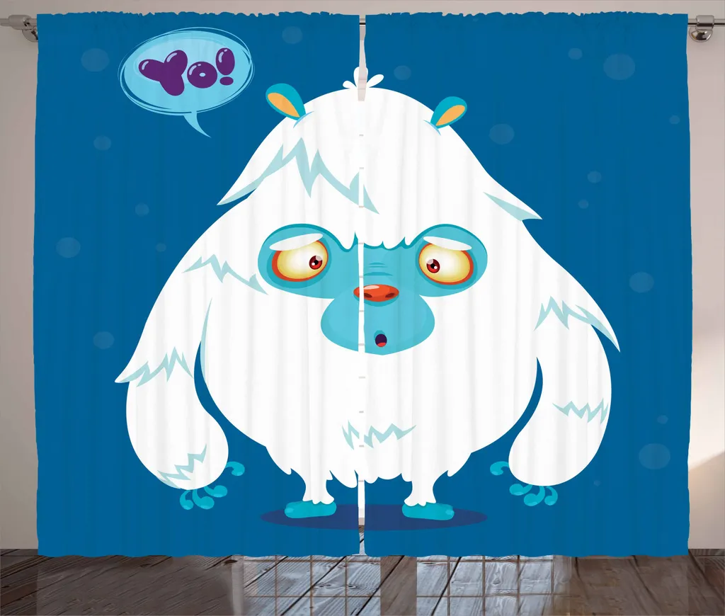 Tende Universali Bigfoot ABAKUHAUS Blu Cobalto - Arredo Mostro Goofy