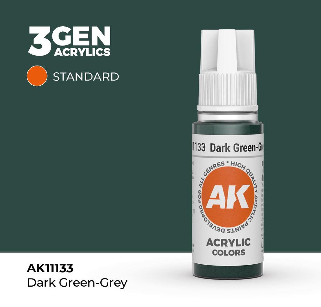 AK Interactive 3GEN Dark Green-Grey 17ml