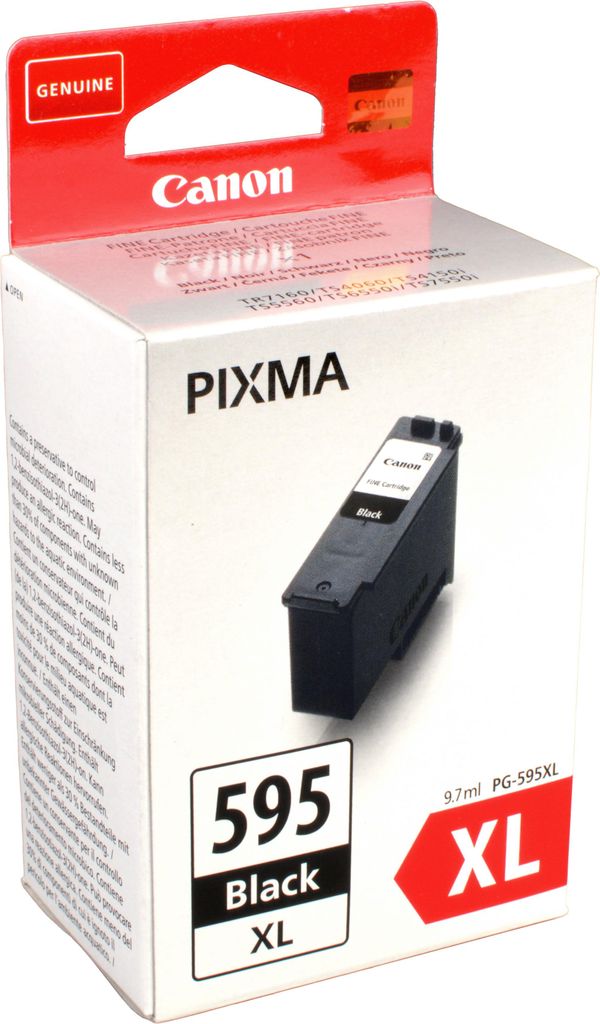 Canon PG-595XL, Hohe (XL-) Ausbeute, Schwarz, 1 Stück(e), Produktbild 