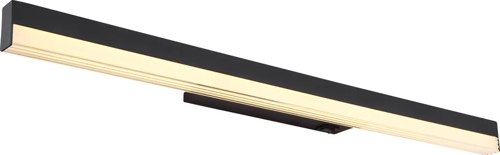 Applique LED Globo Nero Opaco | Illuminazione Industrial Chic Metallo