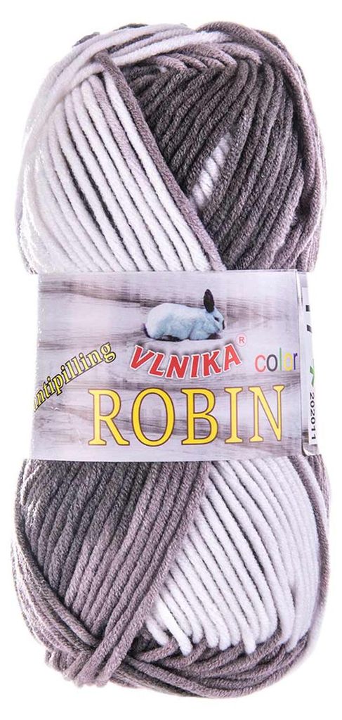 100g Farbverlaufsgarn Robin Color Antipilling Winterwolle Häkelgarn mehrfarbig
