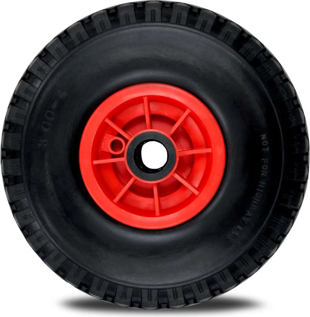 TAMS® Roue de Diable en Caoutchouc Plein 3.00-4 Ø 260 mm 20x85 mm