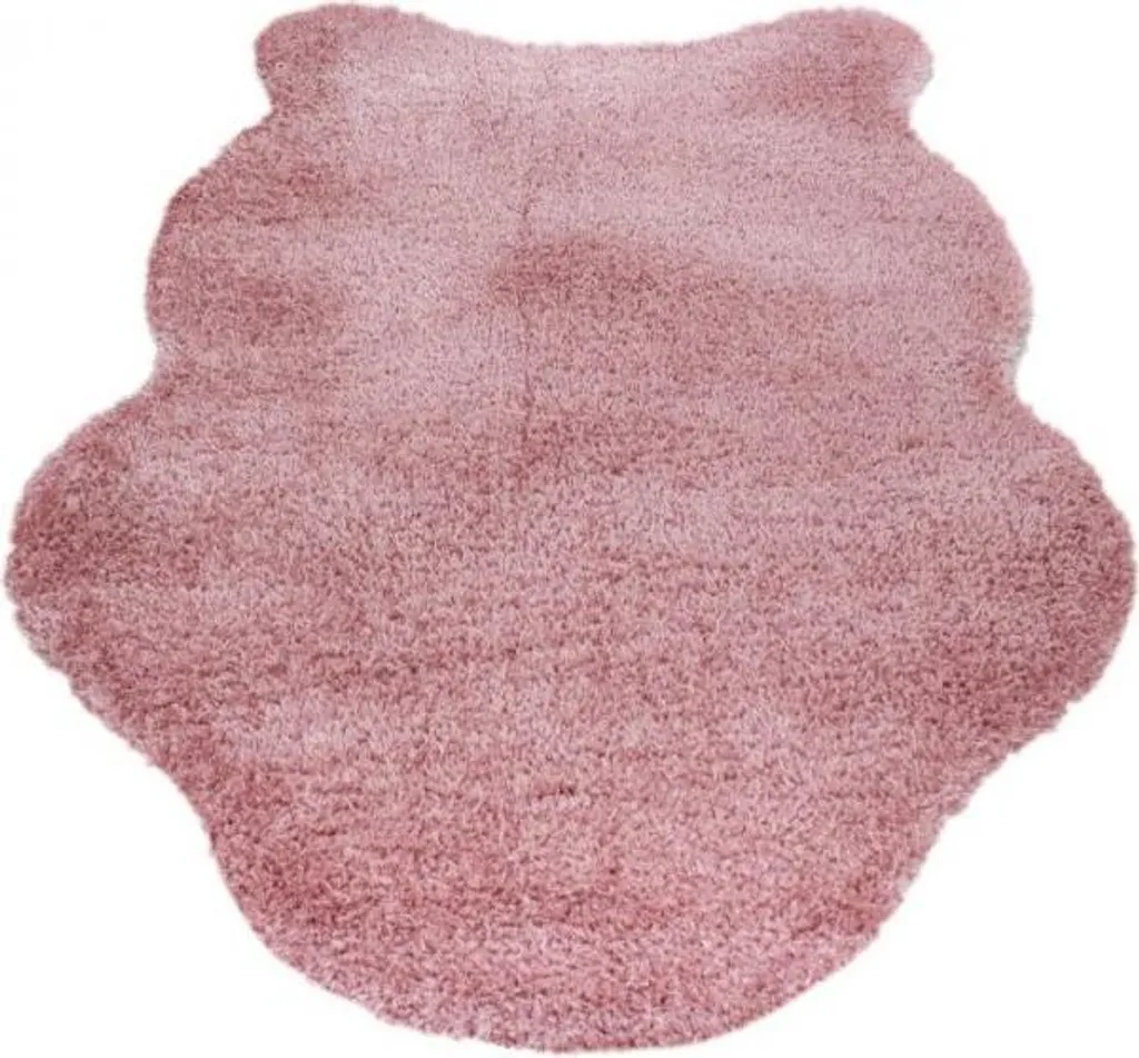 Grand Tapis de Salon Rose 133x190 cm Schaffel 1000 - Style Scandinave