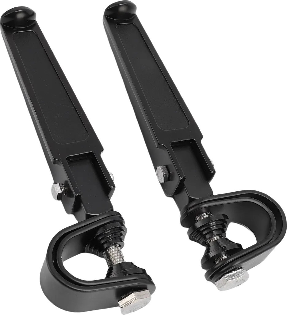 Repose-pieds pinces en U pour pare-moteur 1 à 1,25 pouces ajustable 360°