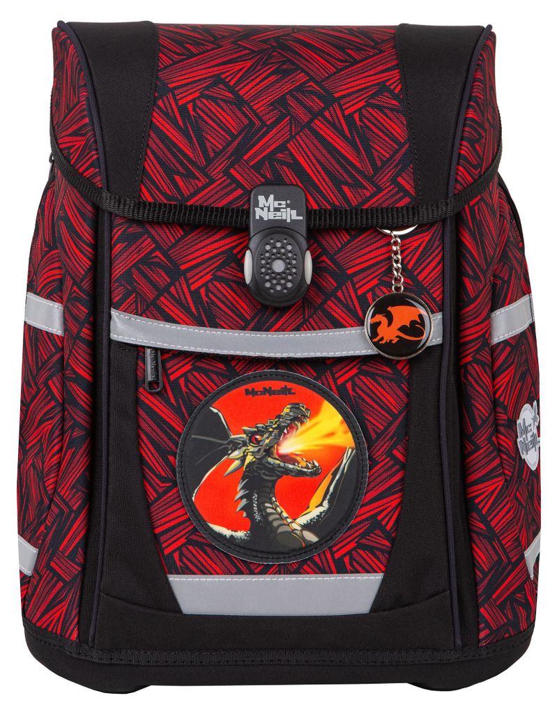 McNeill Schulranzen Tenero Schoolbag Set 5-teilig Zack Produktbild 
