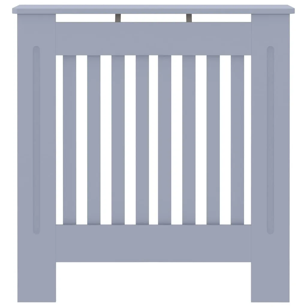 Meuble Cache-radiateur Gris 78 cm en MDF - Cache Radiateur Moderne - 4
