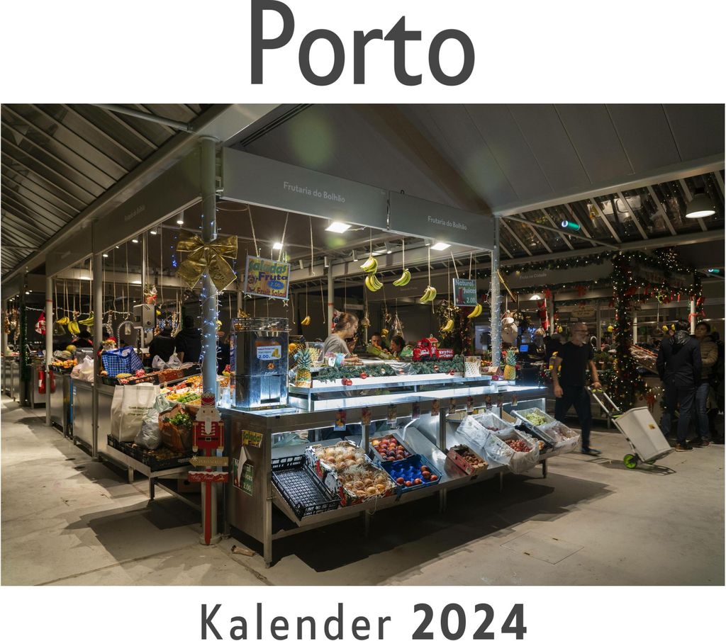 Porto (Wandkalender 2024, Kalender DIN A4 quer, Monatskalender im Querformat mit Kalendarium, Das perfekte Geschenk)