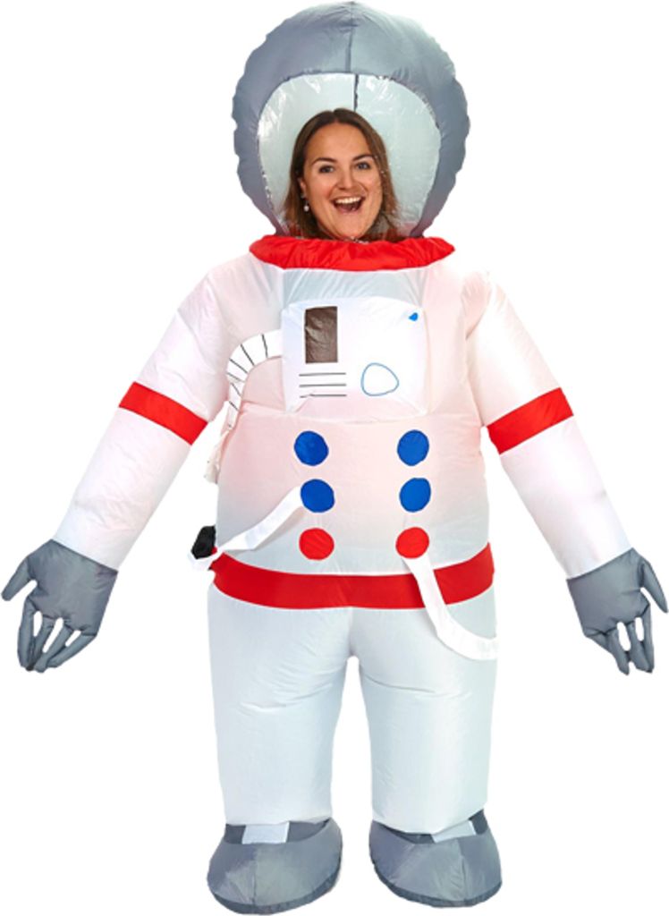 Aufblasbares Astronauten Kostüm Erwachsene - Einheitsgröße Produktbild 