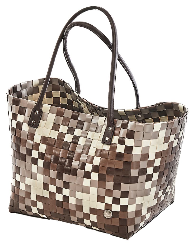 Kobolo shopper bag MARE z PE z uchwytamipoliuretan brązowy Zdjęcie produktu 