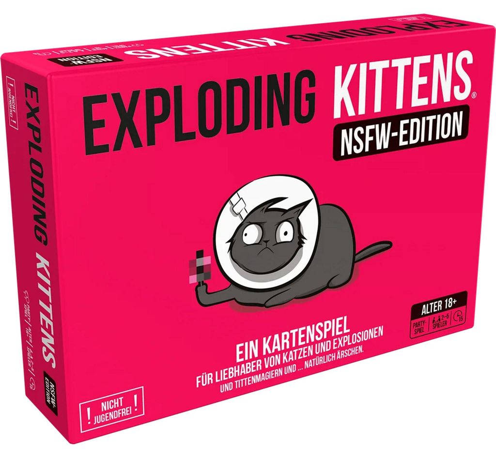 Asmodee Exploding Kittens édition NSFW Image du produit 