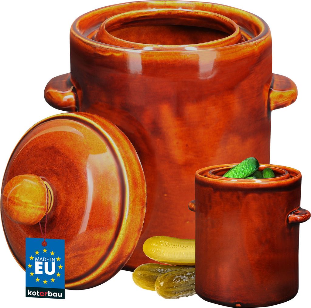 KOTARBAU® Naczynie fermentacyjne 2,5 litrowy garnek z Zdjęcie produktu 