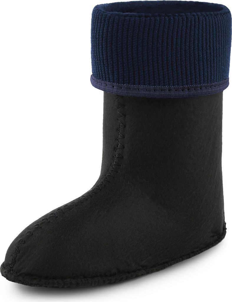 Ladeheid Kinder Mädchen Jungen Wärmende Stiefelsocken für Gummistiefel Innenschuh KL058 (Dunkelblau, 27 EU)