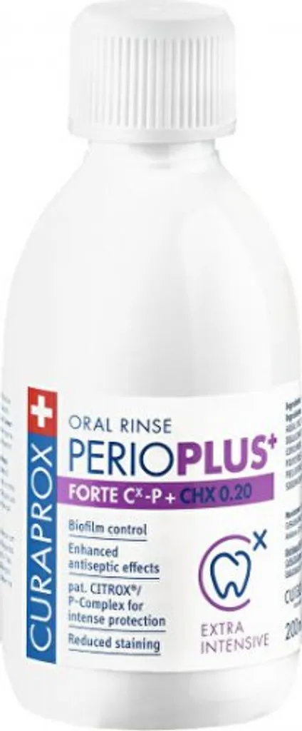 Bain de bouche antiseptique Perio Plus Forte Curaprox 200ml