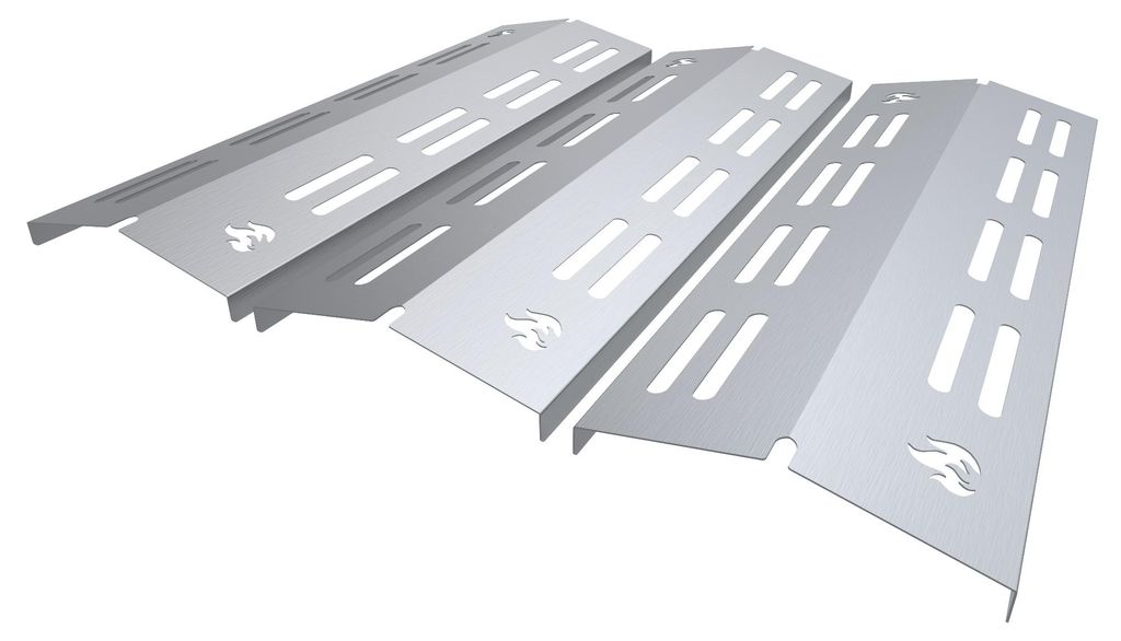 Gasgrill Edelstahl Brennerabdeckung passend für Enders Produktbild 