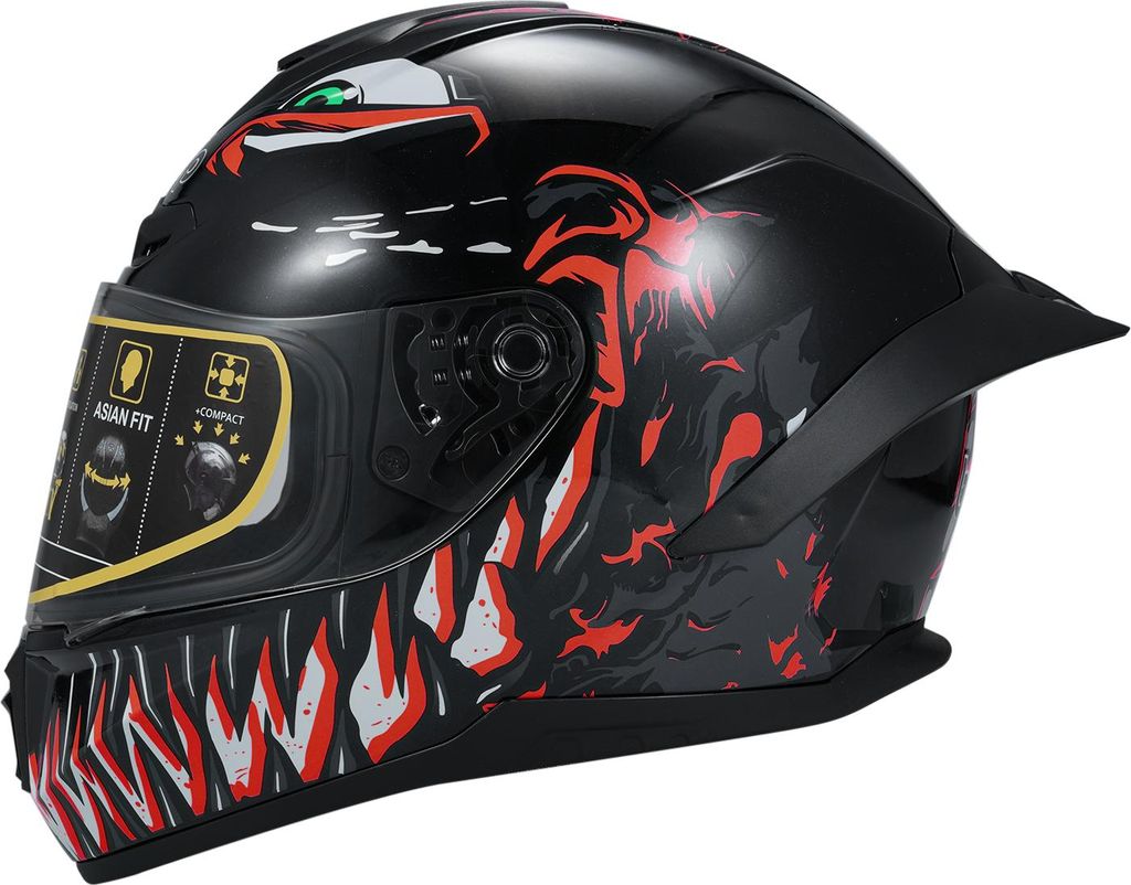 Motorradhelm Integralhelm L 59-60 cm Rapid Street Helm Obrázek produktu 