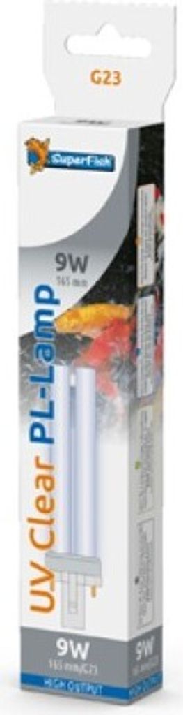 SuperFish UVC-PL-Lampe 9 Watt, 16,5 cm Gesamtlänge, Sockel Produktbild 