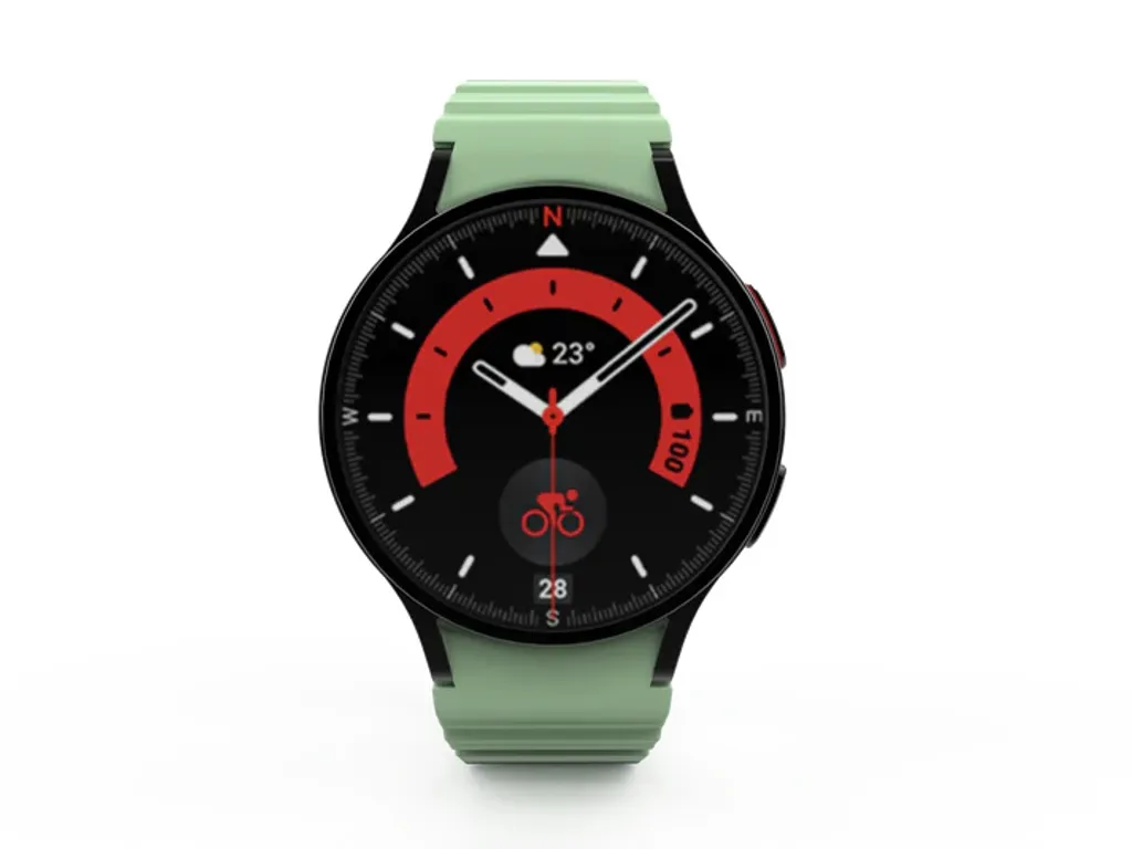 Cinturino Verde SYSTEM-S Silicone Magnetico per Samsung Watch