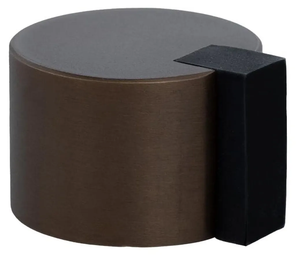 Butée de porte adhésive sans perçage en laiton rustique - Modèle 20mm