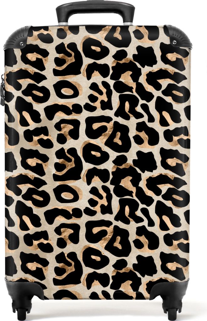 NoBoringSuitcases.com - Koffer Frauen - Panther Druck - Produktbild 