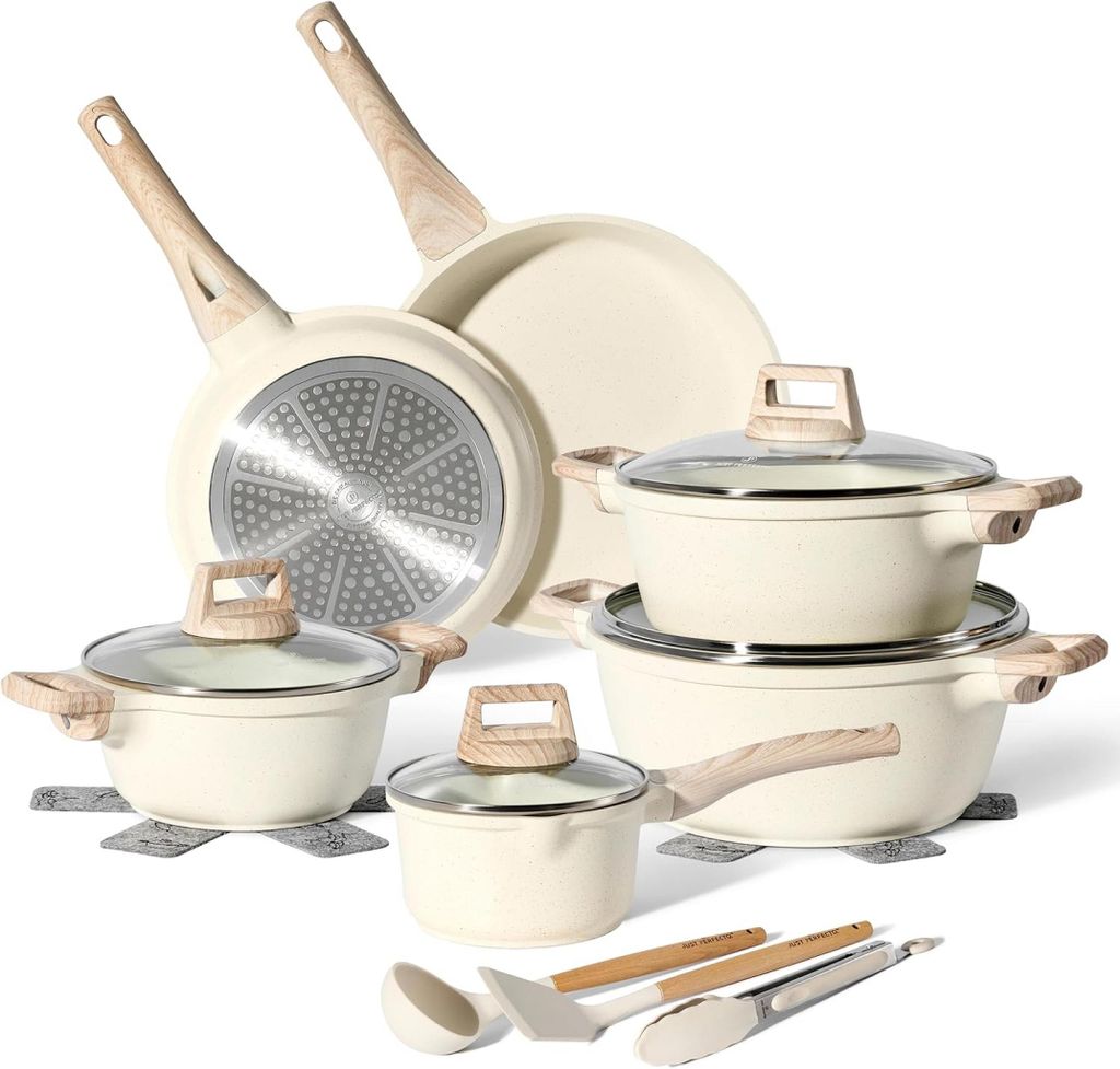 Just Perfecto JL-28: Set di pentole in granito da 15 pezzi Immagine del prodotto 
