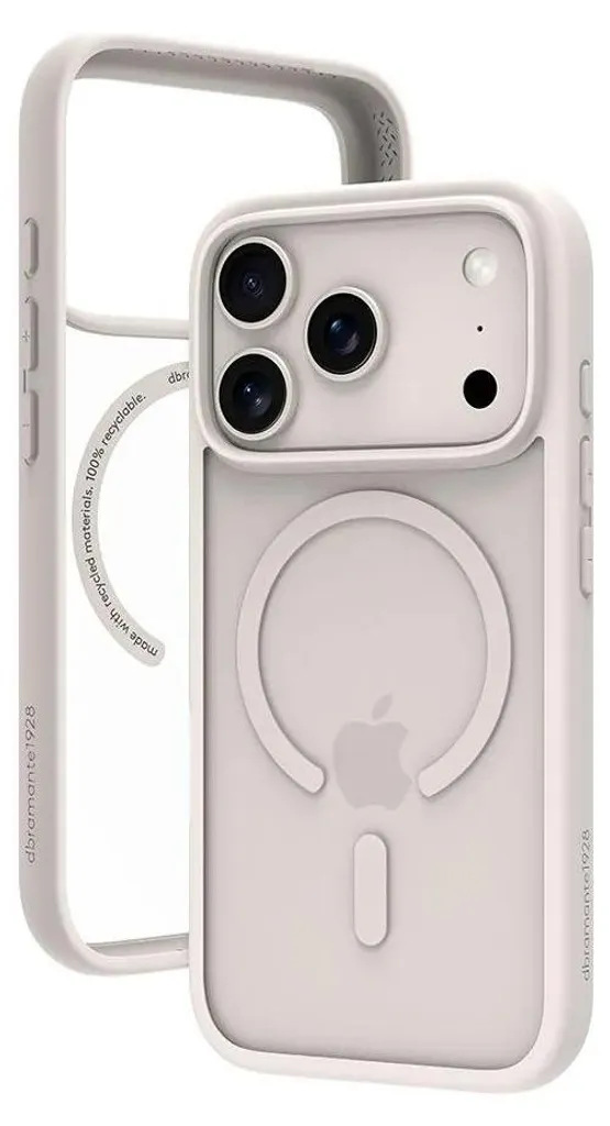 Étui de Protection iPhone 17 Pro dbramante1928 Grenen MS Blanc MagSafe