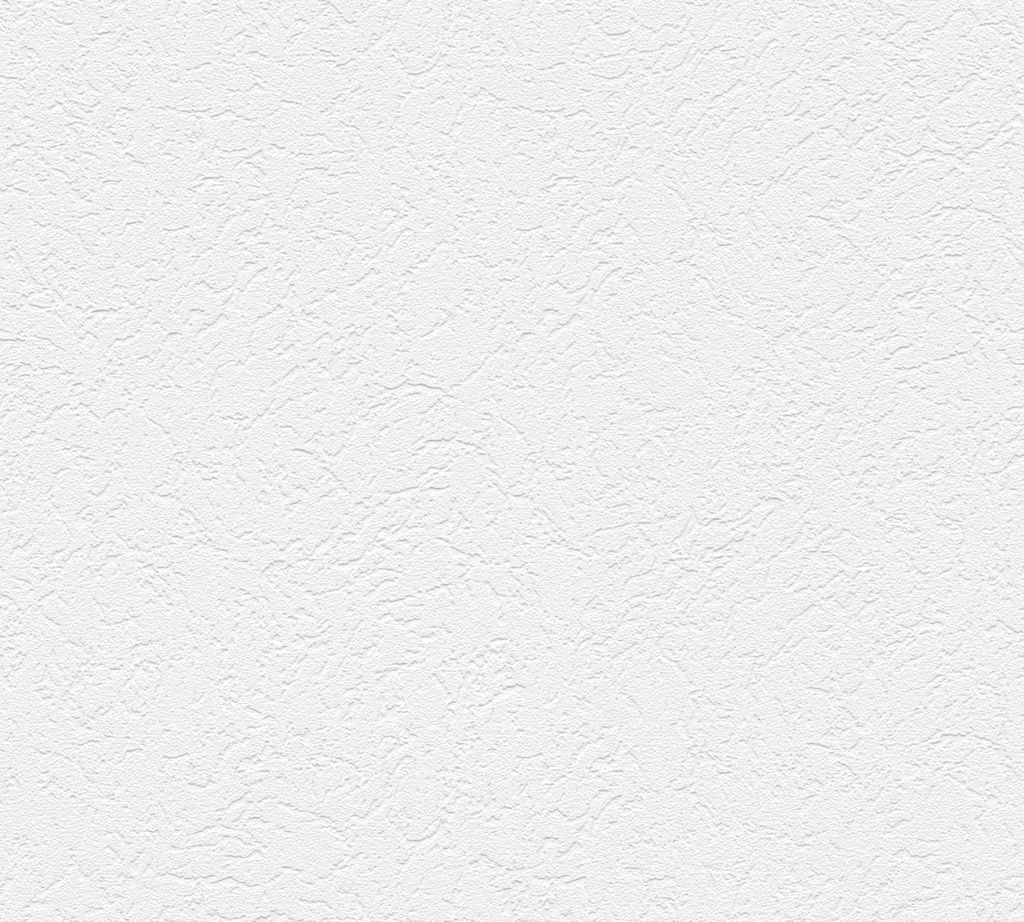 A.S. Création Strukturprofiltapete Simply White 4 Tapete weiß 10,05 m x 0,53 m 282910 2829-10