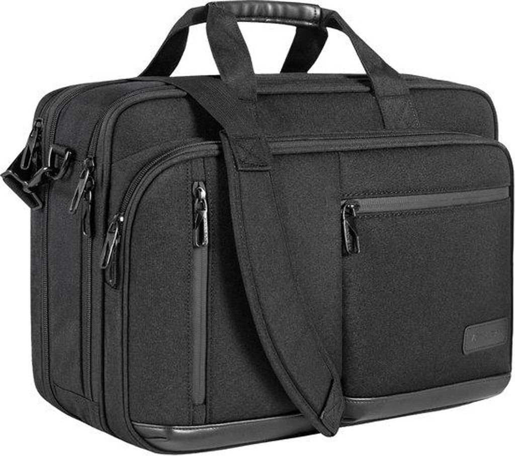17,3 Zoll Laptop-Rucksack, wasserdicht, hochwertig, schwarz