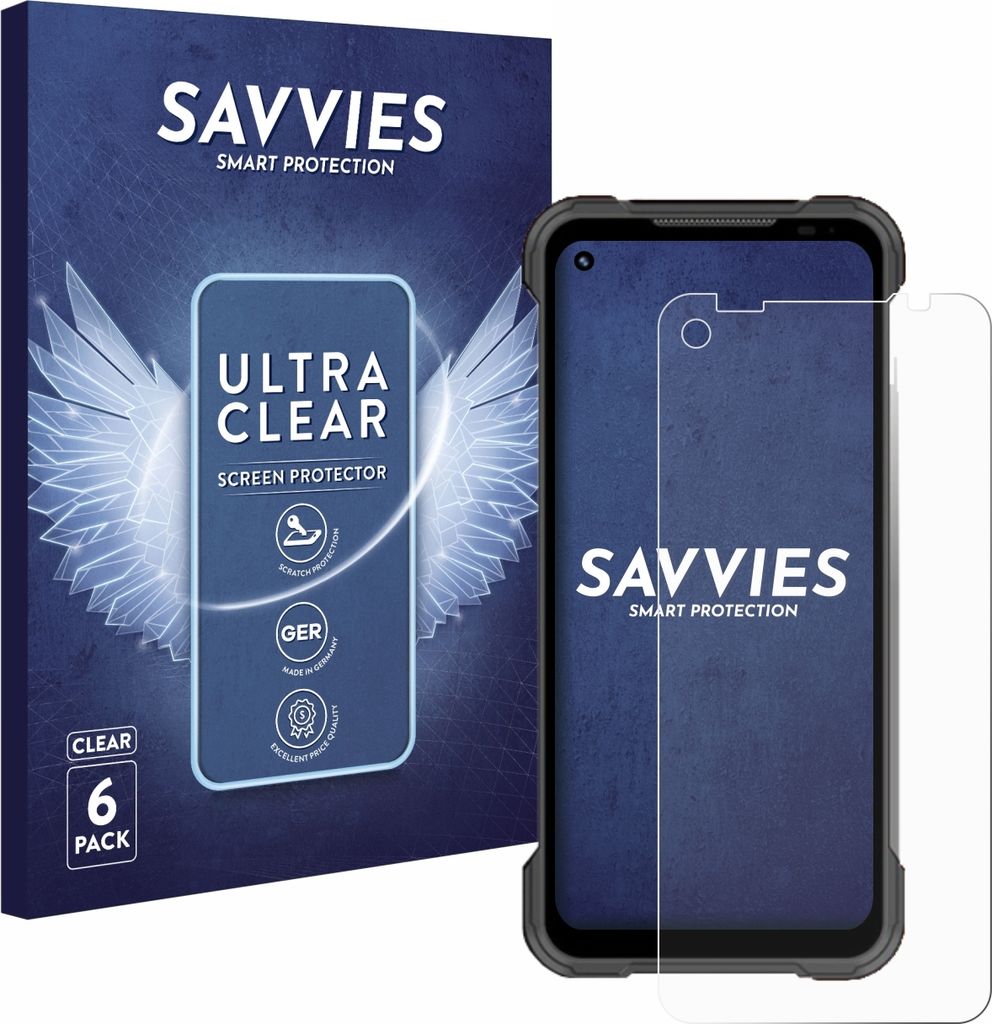 6x Für Doogee S97 Pro Schutzfolie Savvies Displayschutz Display Schutz Folie Klar Transparent