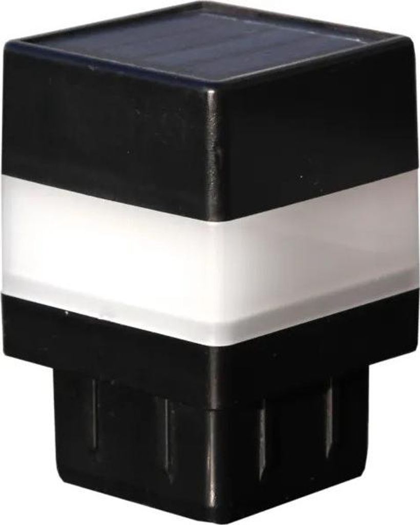 Floraworld Pfostenkappen LED-Solar für 4 x 4 cm Pfosten Produktbild 