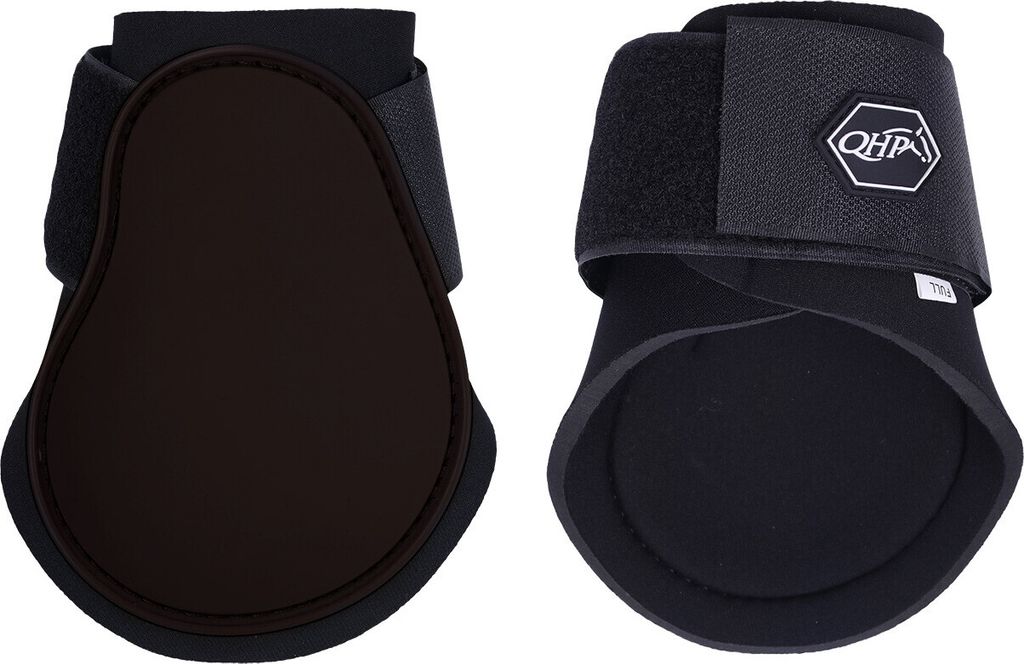 ARBO-INOX Streichkappen Hartschale Neopren Klettverschluss QHP 12 Farben Größe - Pony Farbe - braun