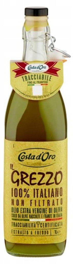 Huile d'olive vierge extra Grezzo Italia, 1 litre, Costa Image du produit 
