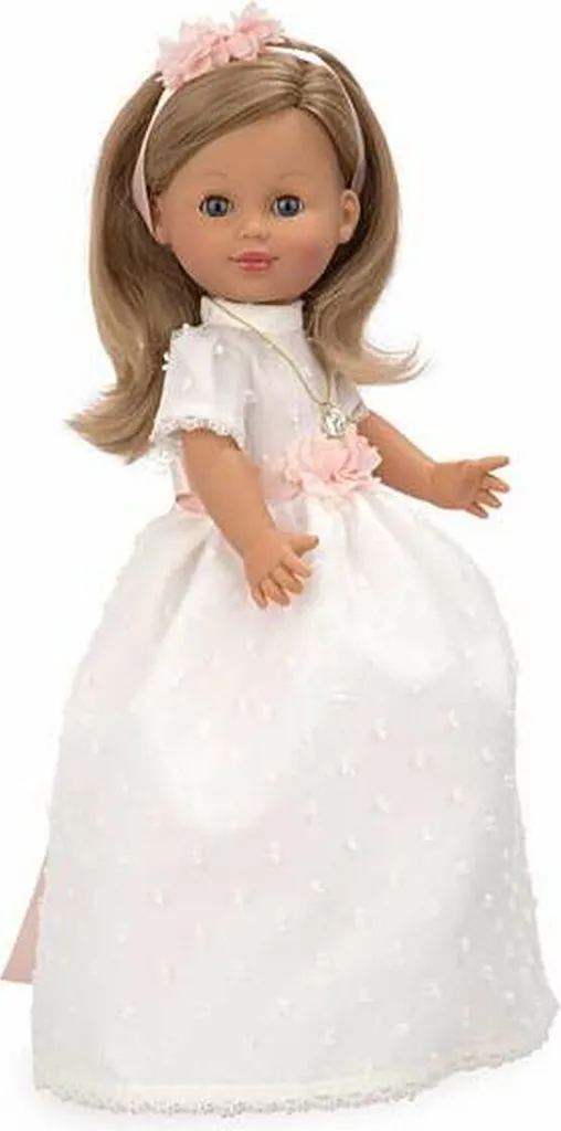 Cadeau idéal : Poupée blonde de communion Arias 42 cm pour enfant